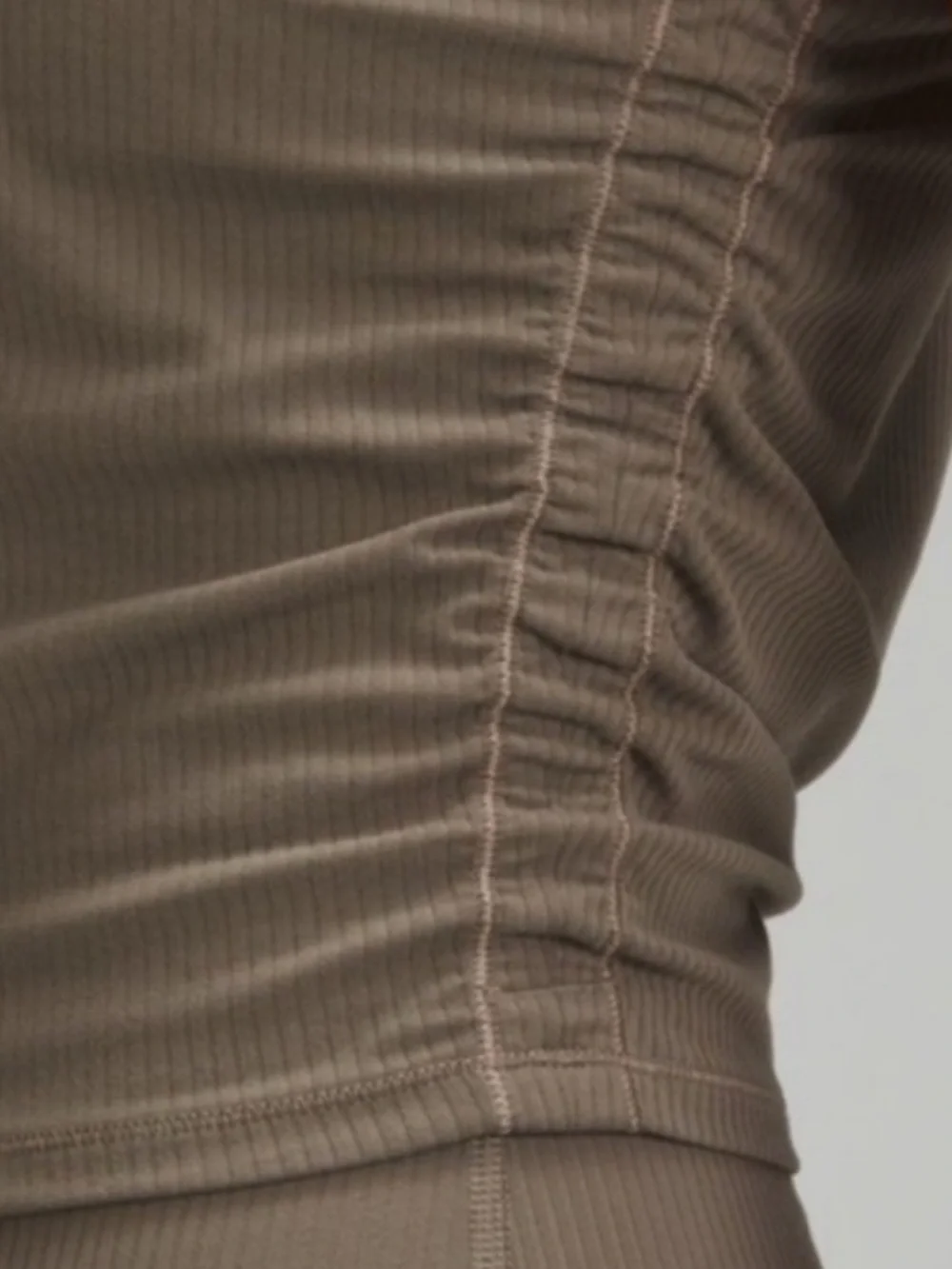 Lululemon All It Takes Ribbed Nulu Short Sleeve Tee Nomad Size 6